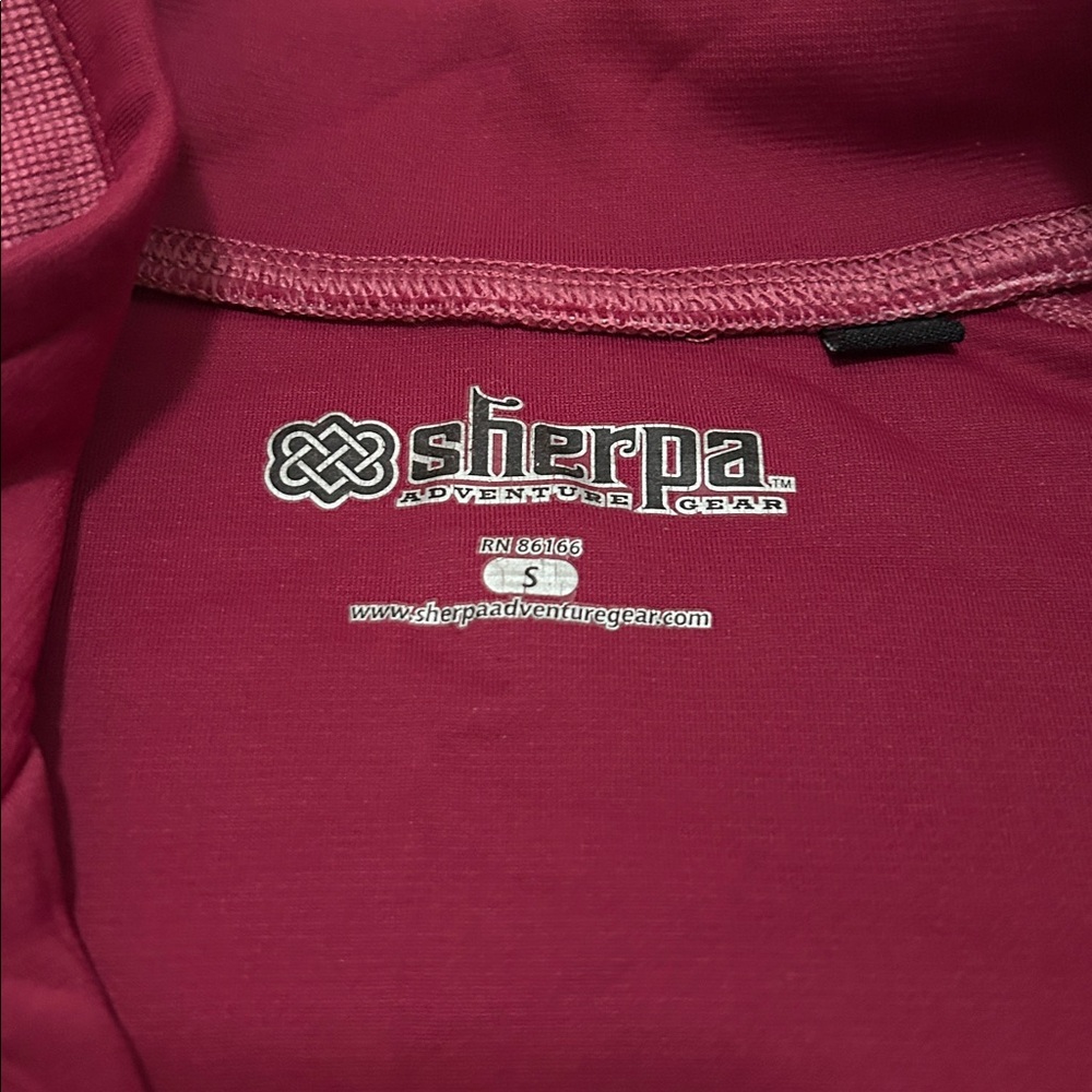 Sherpa Adventure Gear Top Women's S Pink Outdoor Active Divya Zip Tee - Picture 2 of 12